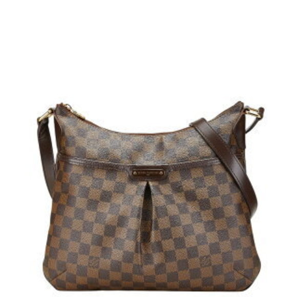 Louis Vuitton Damier Bloomsbury PM Shoulder Bag Brown Leather - Picture 1 of 8